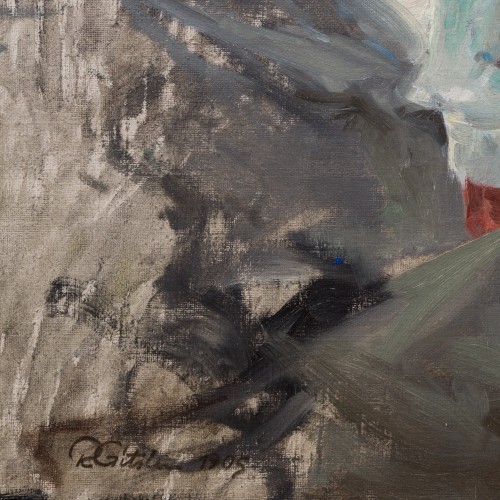 20th century - Rudolf Konstantin Gitsler (1873–1906 - Woman on a Cliff, 1905