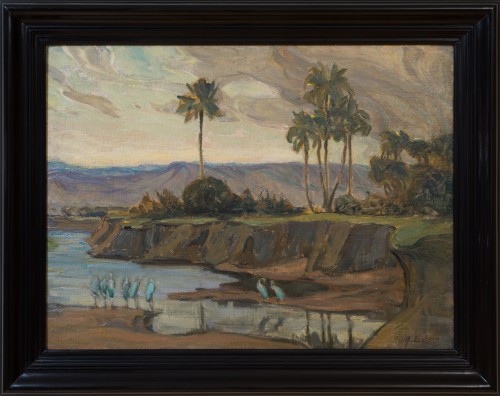 Anna Boberg (1864–1935) - Lågvatten i Nilen (Low Water on the Nile)