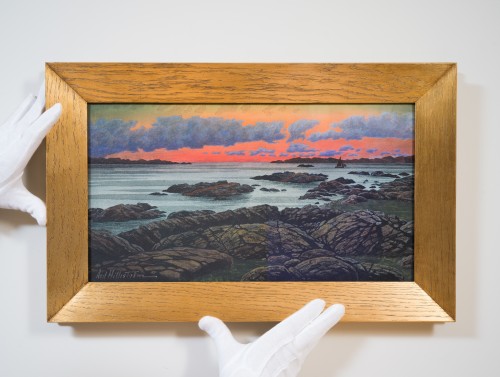 Axel Natanael Hilleström Johnsson (1874–1959) - West Coast Sunset, c. 1920? - Paintings & Drawings Style 