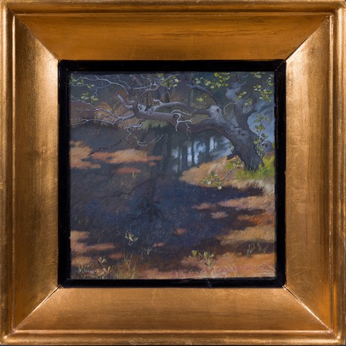 Paintings & Drawings  - Ragnar Ungern (1885–1955 - Metsälampi (Forest Pond), 1942