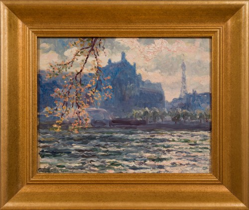 Pehr Eklund (1875–1943)  - Motif de la Seine, 1912 - ClassicArtworks Stockholm