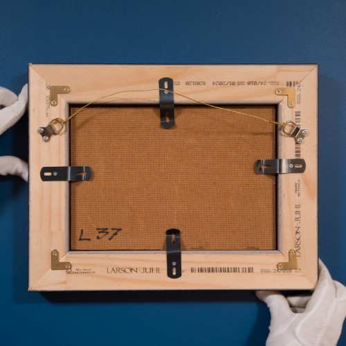 Erik Tryggelin (1878–1962)  - Storm Clouds over Vadstena, 8 August 1946 - 