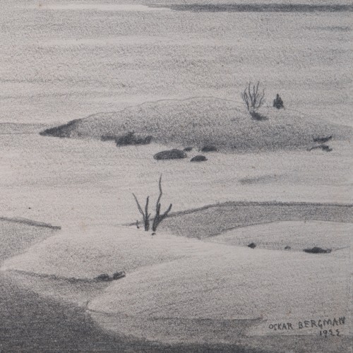 Oskar Bergman (1879–1963) - Baggensfjärden, Stockholm 1922 - ClassicArtworks Stockholm