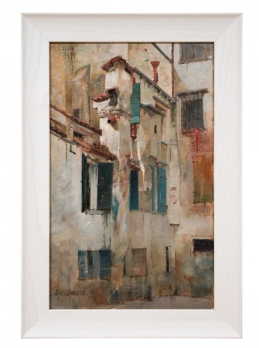 Axel Axelson (1854–1892) - A Courtyard in Venice, 1879