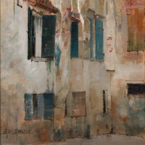 Axel Axelson (1854–1892) - Une cour à Venise, 1879 - 