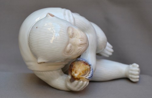  - Singe en porcelaine d'Hirado, Japon 19e siècle