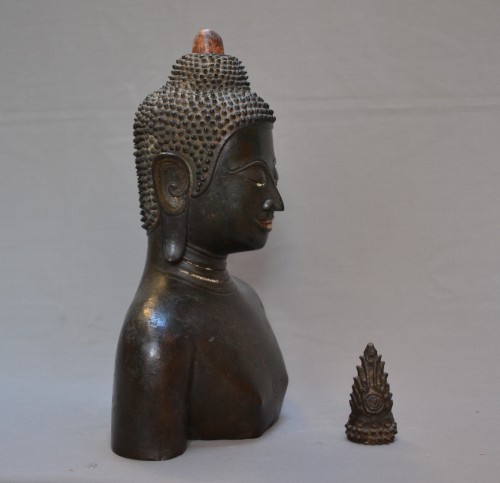Bouddha en bronze, Royaume de Siam 17e siècle - 