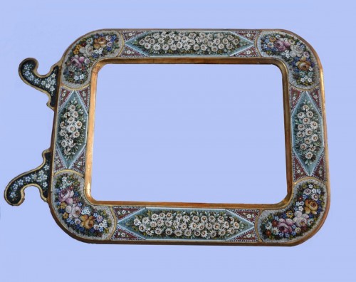 Glass micro mosaic mirror, Venice 19th century - 