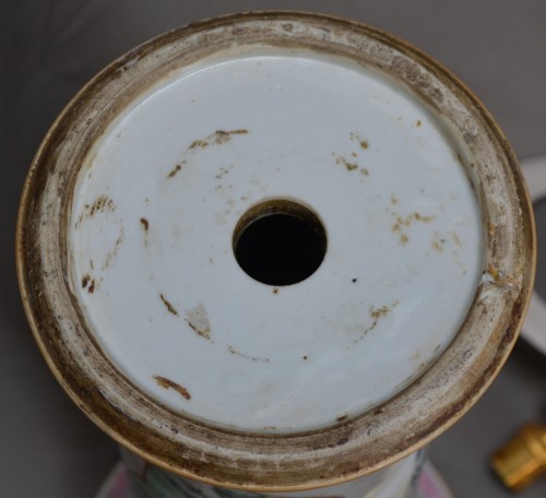  - Grand vase en porcelaine de chine à monture en bronze doré, Yongzeng début 18e siècle