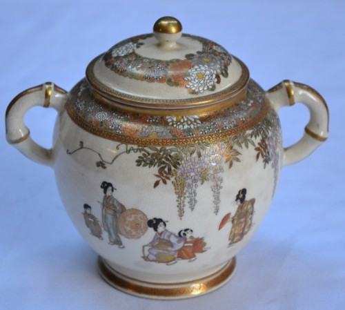 Tea set .Satsuma earthenware, Japan Meiji period - Asian Works of Art Style 