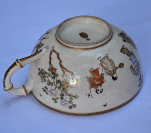 19th century - Tea set .Satsuma earthenware, Japan Meiji period