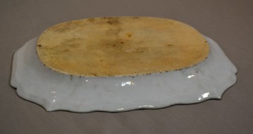 Plat en porcelaine de chine, Dynastie Qing règne de Qianlong - Louis XV