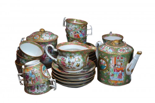 Chinese porcelain tea service, 19th century