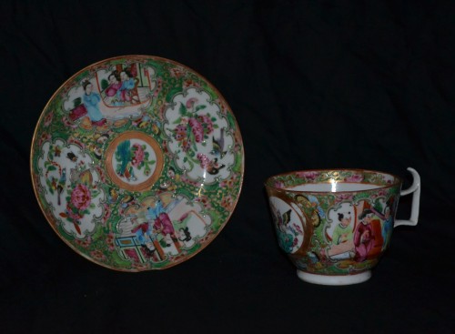 XIXe siècle - Service à thé en porcelaine de chine 19e siècle