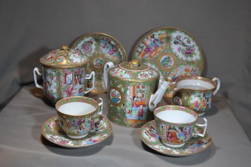 Louis-Philippe - Service à thé en porcelaine de chine 19e siècle