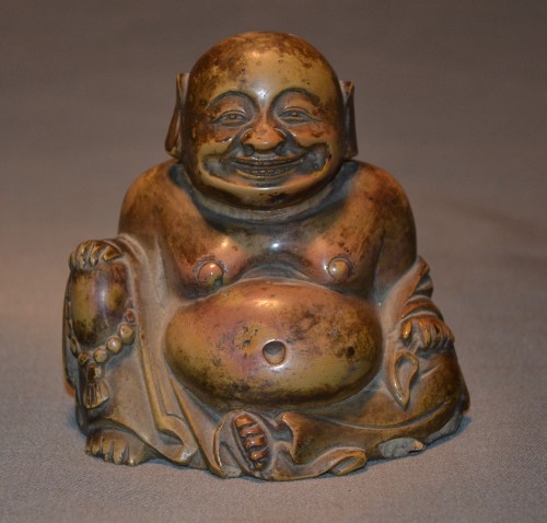 Budaï en stéatite - Chine dynastie des Qing, 18e ou avant - Arts d