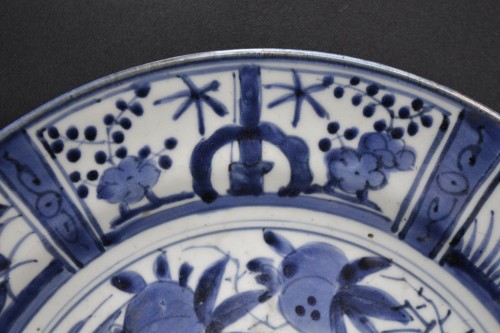 Antiquités - Japanes porcelain plate.Arita Kilns second part of 17th century