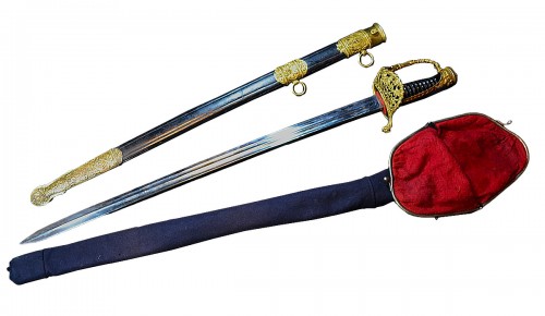 French naval officer&#039;s sword, France19th century