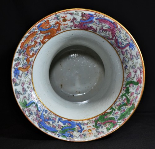 XIXe siècle - Paire de vases en porcelaine de chine, milieu du 19e siècle