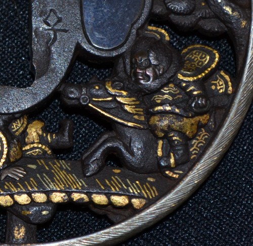 Asian Works of Art  - Iron tsuba, Japan Edo period