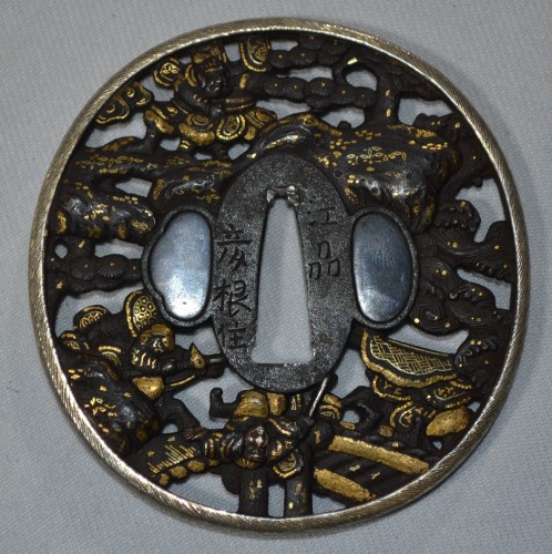 Iron tsuba, Japan Edo period - 