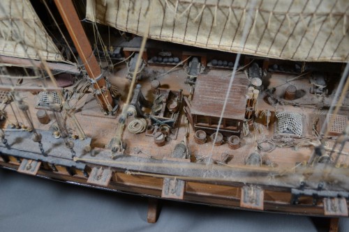Maquette du bateau corsaire americain. "Prince de Neuchatel" - Années 50-60