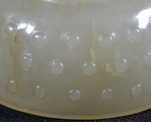 Coupe rituelle en jade blanc celadon, Chine 17e siècle - Arts d