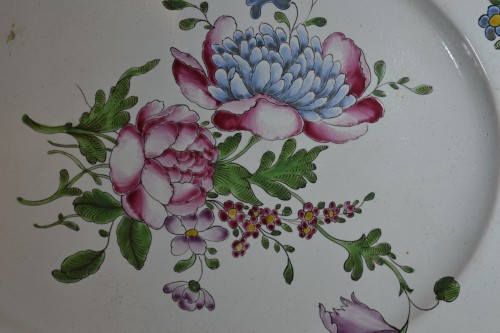Strasbourg earthenware dish, Joseph Hannong 18th century - 