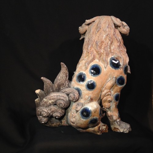 Shishi (Lion) en porcelaine émaillée, Japon seconde moitié du 17e siècle - Arts d