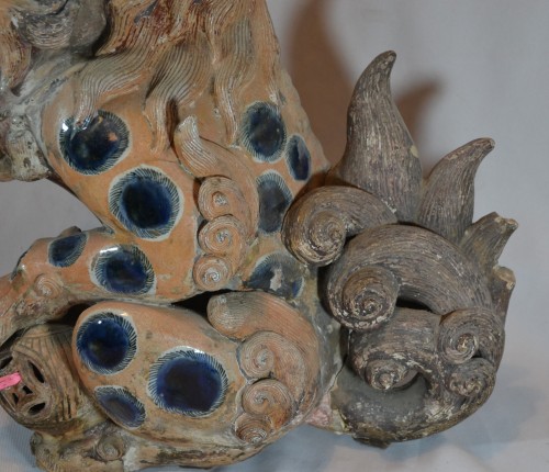  - Shishi (Lion) en porcelaine émaillée, Japon seconde moitié du 17e siècle