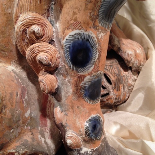 Shishi (Lion) in glazed porcelain. Japan, second half of the 17th century - 