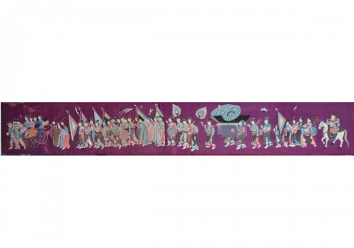 Silk embroidery, China Qing Dynasty