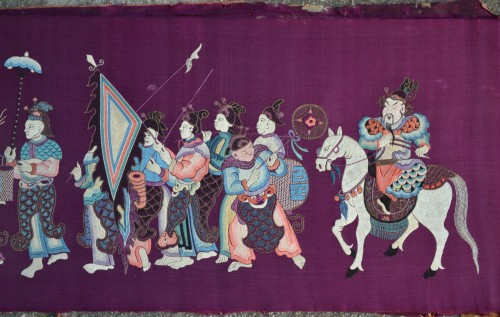  - Silk embroidery, China Qing Dynasty