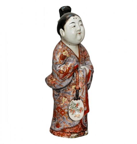 Protective Grandmother Doll (Ningyo). Arita porcelain. Edo Japan, 17th cent