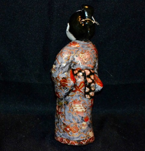 17th century - Protective Grandmother Doll (Ningyo). Arita porcelain. Edo Japan, 17th cent
