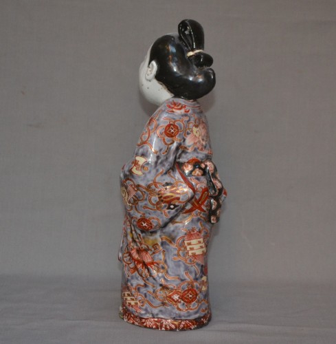 Protective Grandmother Doll (Ningyo). Arita porcelain. Edo Japan, 17th cent - 