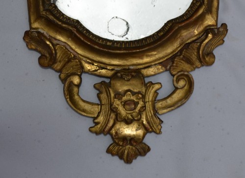 Miroir baroque en bois doré.Fin du 17°siècle - Conservatoire Sakura