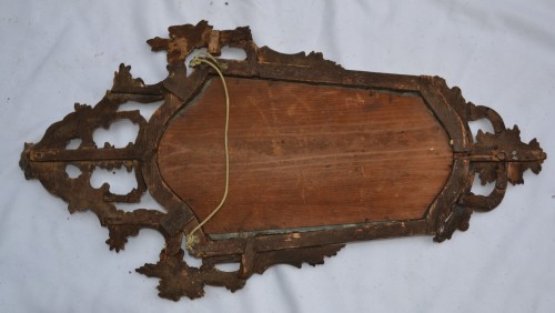 Miroir baroque en bois doré.Fin du 17°siècle - Louis XVI