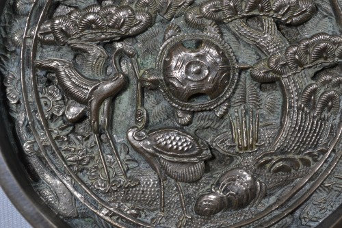 17th century - Ritual bronze mirror. Japan early Edo period 17th century