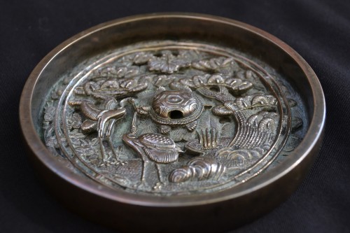 Ritual bronze mirror. Japan early Edo period 17th century - 