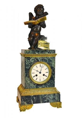 A mantel clock by Chaudé, Restoration period