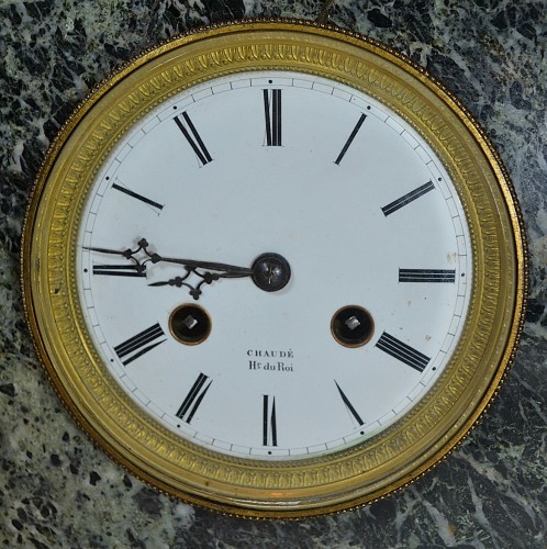 A mantel clock by Chaudé, Restoration period - 