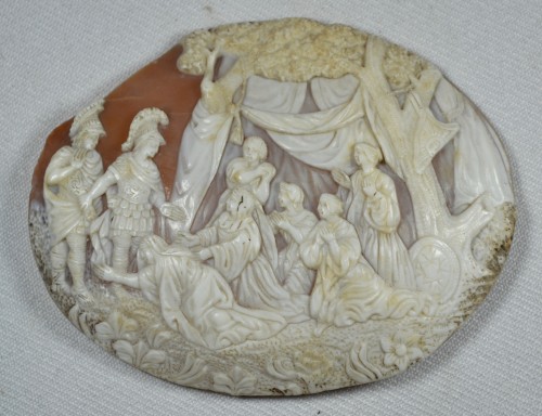 Shell cameo, antique scene, Italy16th century - Renaissance