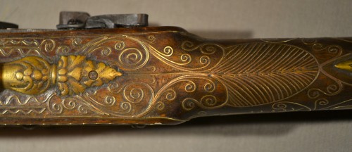 Fusil à silex incrusté d'argent, Empire Ottoman vers 1800 - Collections Style 