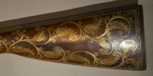 Fusil à silex incrusté d'argent, Empire Ottoman vers 1800 - Conservatoire Sakura