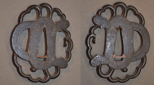 Antiquités - Tanto de dimensions exceptionnelles .Japon période Edo