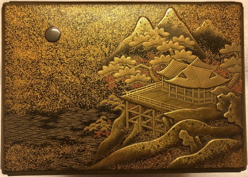 Small Japanese Gold Lacquer Cabinet (Kodansu) Edo period 18th century. - Asian Works of Art Style 