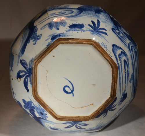 XVIIe siècle - Vase en faience de Delt, Hollande fin du 17e siècle