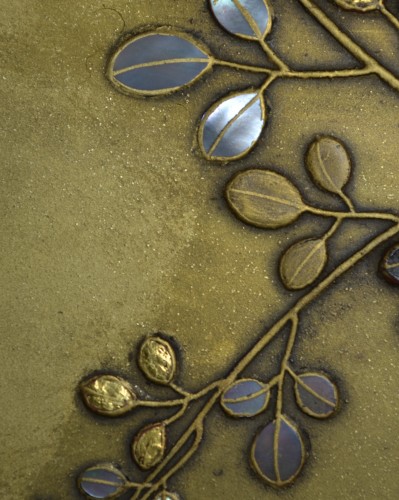 Boite en laque incrustée d'étain et de nacre par Ogata Korin, Japon fin du 17e siècle - 