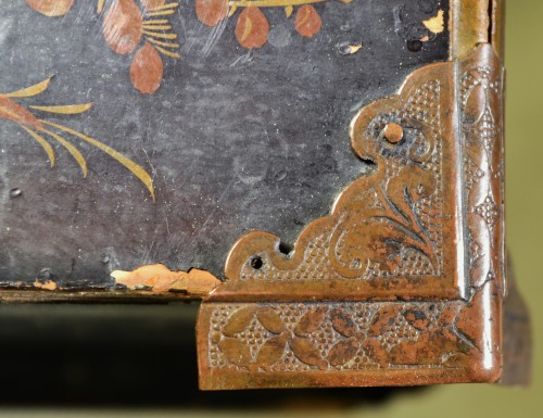 Coffret en bois laqué, Namban fin Muromachi - Arts d